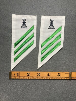 Pair Of US Navy Rating Photographers Mate First Class Patch Patches ...