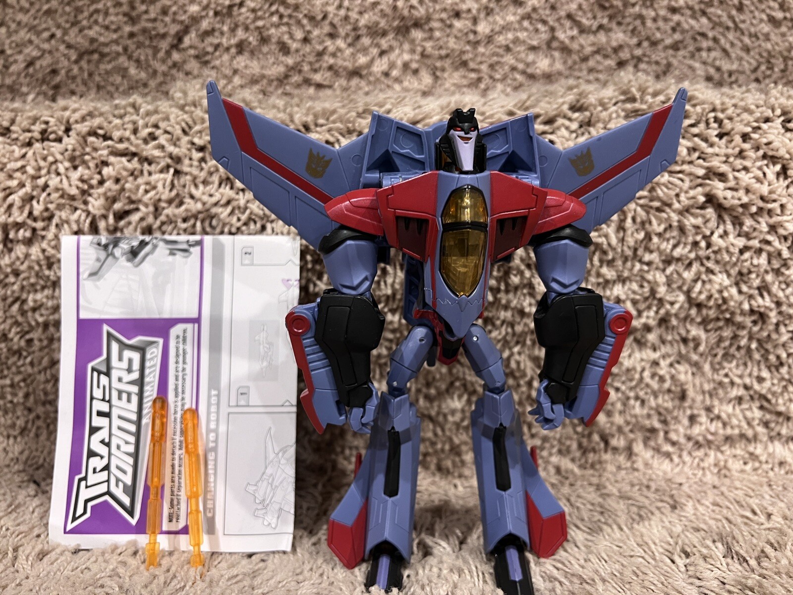 Hasbro Transformers Animated Voyager Starscream COMPLETE eBay