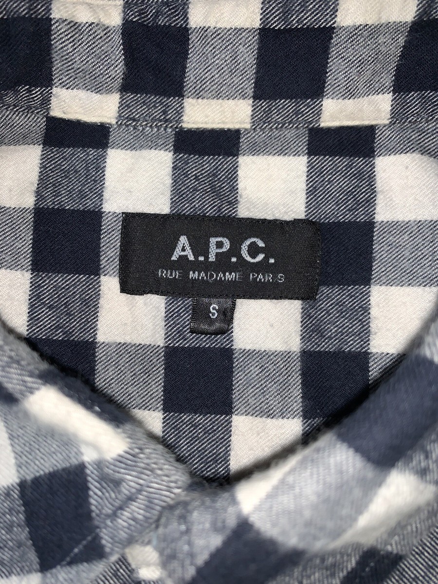 A.P.C. RUE MADAME PARIS チェック ピーコート ウクライナ