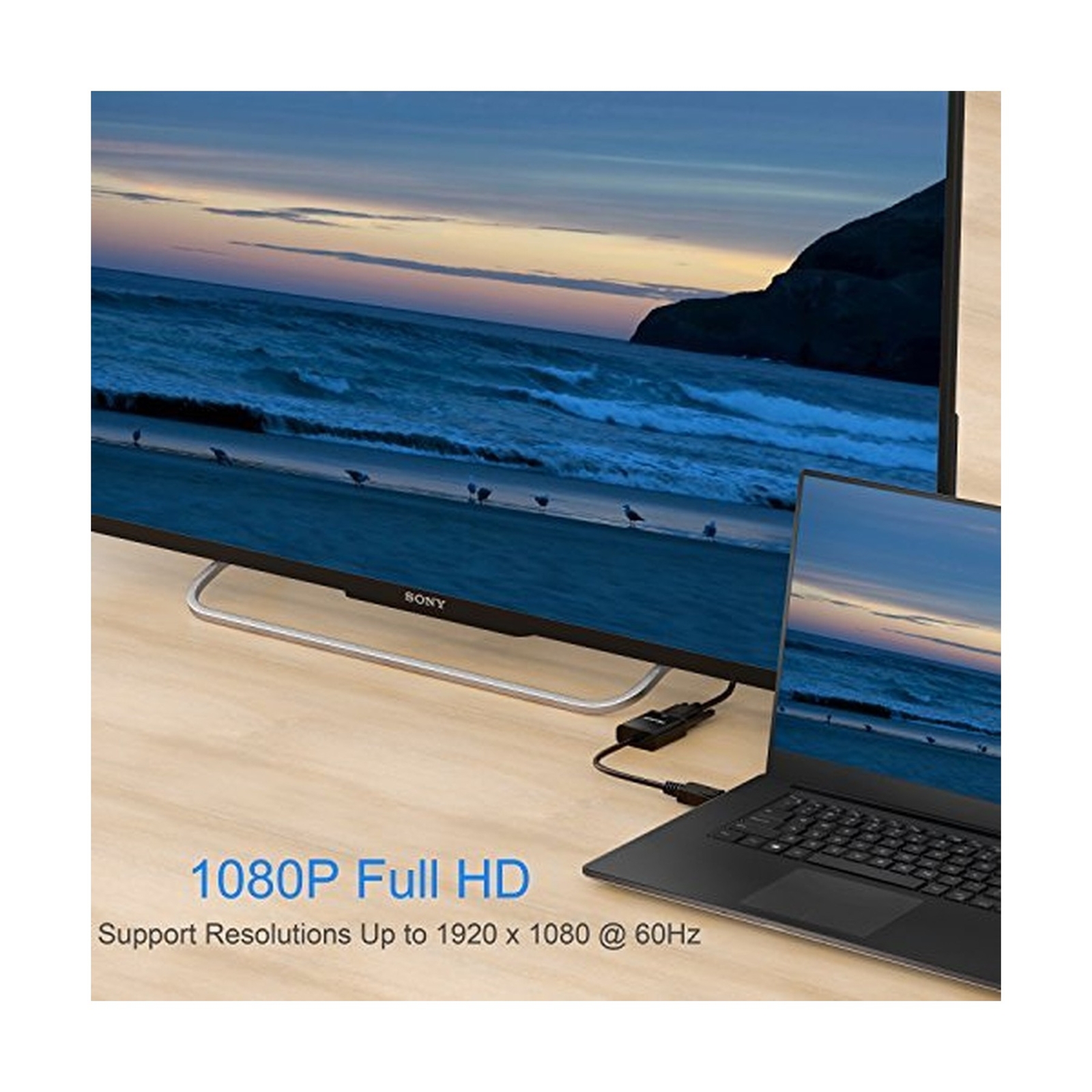 Moread DisplayPort (DP) to VGA Adapter, 10 Pack, Gold-Plated Display Port to ...