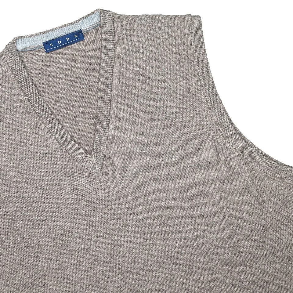 SOBS Pullunder in beige aus Wolle / Kaschmir / Viscose RegEUR300 - Bild 2 von 2