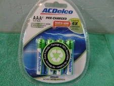 NEW ACDELCO AAA Rechargeable  NiMH Batteries  4-Pack