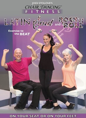 Jodi Stolove's Chair Dancing Fitness Latin Soul and Rock N Roll DVD New  Workout