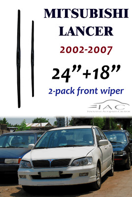 For Mitsubishi Lancer 02-07 24''+18'' Front Windshield Three-Section Wiper Blade