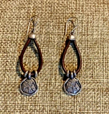 Silpada Oxidized 925 Sterling Silver Prairie Girl Dangle Earrings W2179