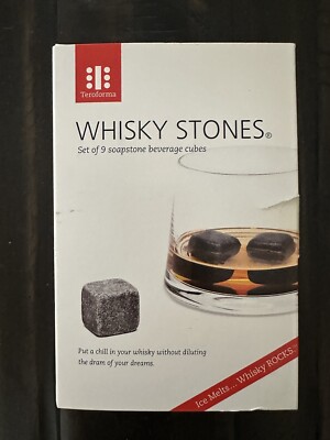 Pietre Di Whisky Che Bevono E Ghiacciano Rocce Cubetti Di Ghiaccio Vino Scotch Birra Whisky Cold Soapstone Con Custodia Per Il Trasporto Accessori Da Bar - Foto 3