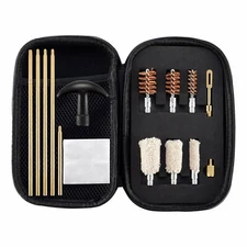 Cleaning Kit and Case -Portable Brushes Heads for 12, 20 and .410 Gauge Shotguns