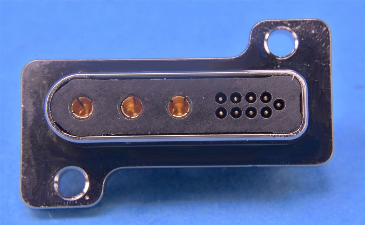 Glenair Micro-D Connector plug 3 Power/9 Signal Pins P/N Glenair Micro-D Connector plug 3 Power/9 Signal Pins P/N