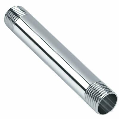Parker Stainless Steel 316 Hex Long Nipple Pipe Fitting - 1/2 NPT Male X 1/2 NPT Male, 2 Inch Length