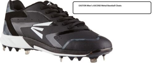 Easton Men\'s Metal Baseball Cleats Assist Mid Black White Style‎ M33196 US 11 Easton Men main image 3