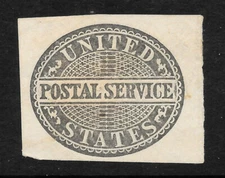 UO15  FVF MINT OFFICIAL CUT SQUARE,  FREE SHIPPING in USA