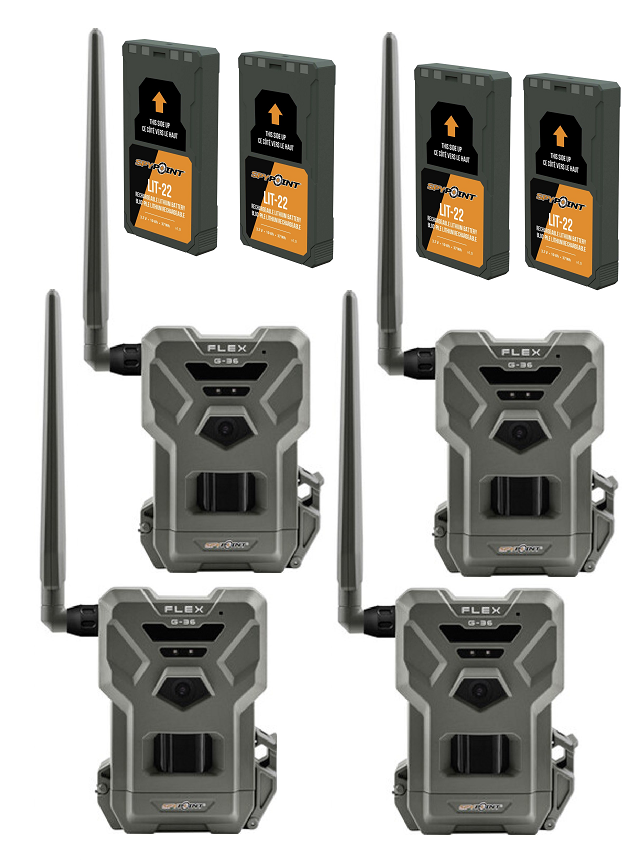 Spypoint Flex G36 GPS 4G Photo Video IR Cell Trail Camera LIT-22