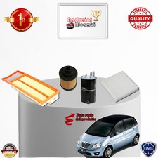 KIT TAGLIANDO 4 FILTRI LANCIA MUSA 1.3 MJT 70KW 95CV DAL 2009 ->