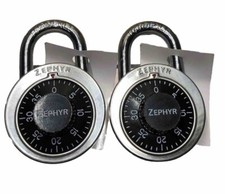 Padlock- Combination Lock-zephyr Lock-security System-locker Combination- 2 Pack
