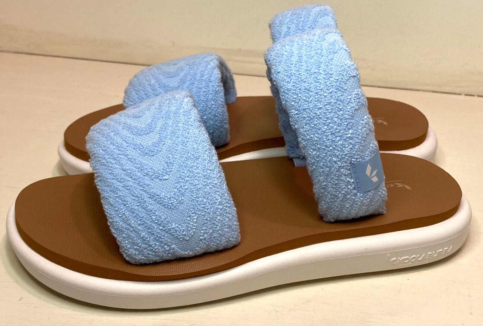 Koolaburra by UGG Alane Terry 1156410 sandali slip on blu bambino donna 9