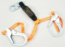 Honeywell Miller Titan Shock Absorb 2-leg Lanyard Stretchable Fall Protection