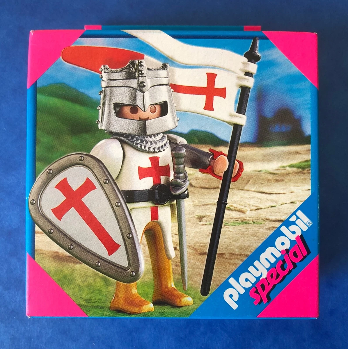 Super Set Chevalier Maltais Valetta Rouge Playmobil - Croisé Crusader Custom