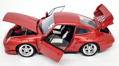 UT 1/18 - Porsche 911 993 GT2 Unique Metallic Orange Diecast Scale