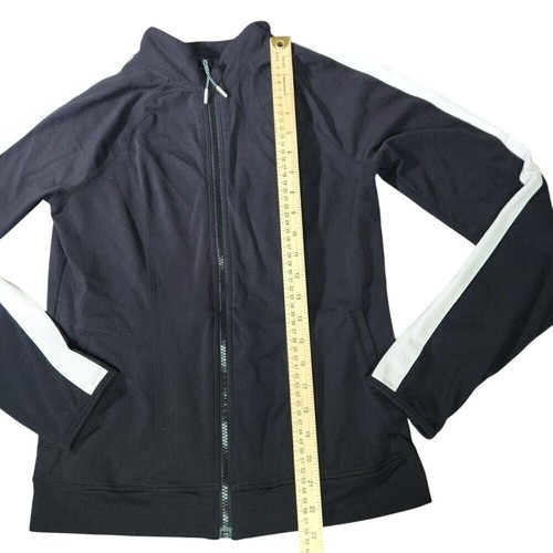 Athleta Girls Track Jacket Size XXL (16) Activewear Athleisure Sporty Thumb Hole - Picture 2 of 11