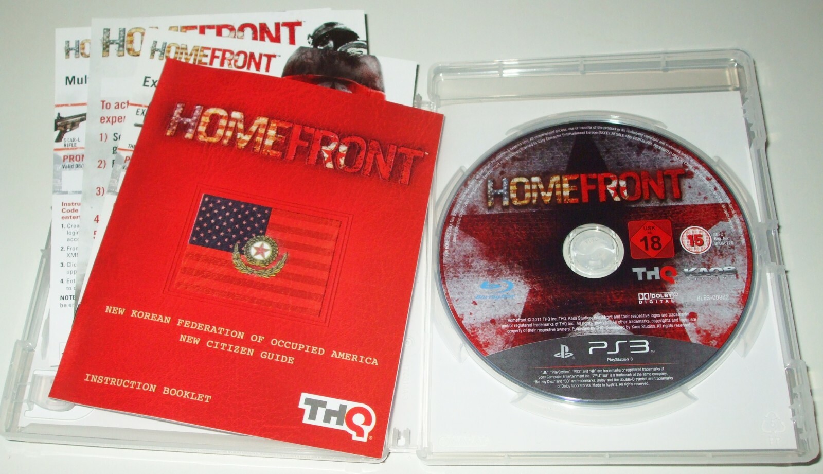 Jogo Homefront Playstation 3 Ps3 Mídia Física Guerra Fps