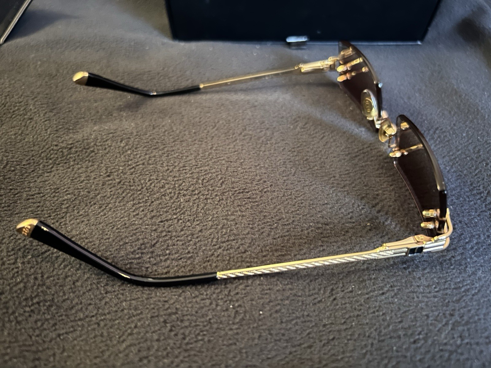 JAMES ORO Authentic II Rectangular Rimless Frame,… - image 5