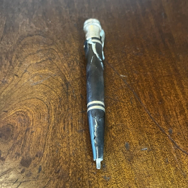 Wahl Eversharp Gold Filled Mechanical Pencil w/Gold Trim & Pocket Clip. USA