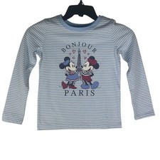 Jumping Beans Disney Girls Size 6 Blue Stripe...