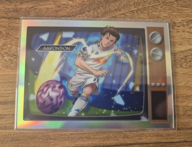 2020 Topps Chrome Premier League #CA-BA Brenden Aaronson Chrome Anime Karte SSP