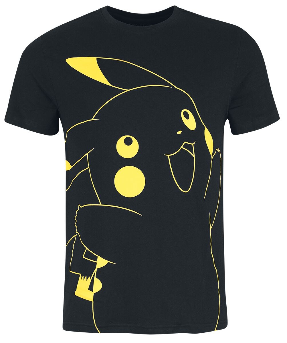 Футболка с покемонами Herren Pikachu schwarz XXL 5590₽