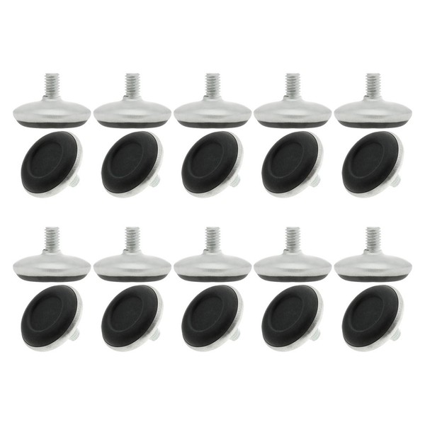 20 StüCk NivellierfüßE MöBelfüßE Bodenschoner FüR MöBel Stuhl Bein M6X10X30Mm-image