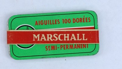 NADELDOSE ''Marschall Semi-Permanent'' mittellaut, 100 Stück  Neu, Grammophon D376