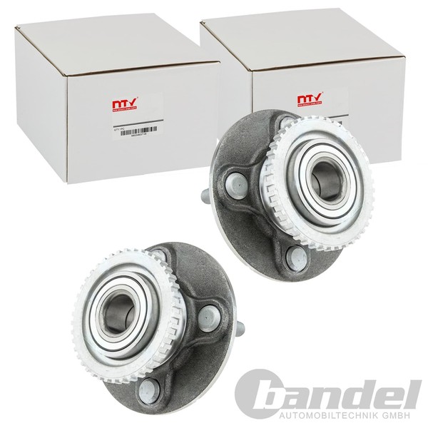 2X Nty RADLAGER-SATZ Hinten Vorne Beidseitig Passend FÜR Nissan Almera |-image