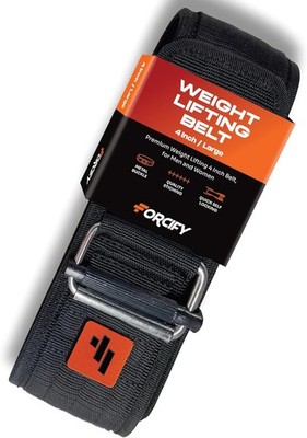 Belt Squat Weightlifting Belt Adjustable Nylon Gym Belt with Metal Buckle