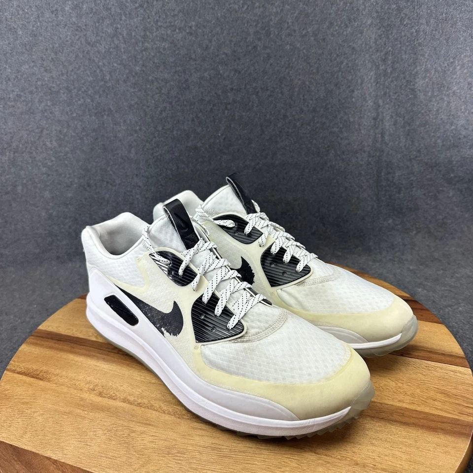 Men’s Nike Air Zoom 90 IT Golf Shoes Size 12 Black/White 844569-100 - Image 2 of 4