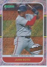 Juan Soto, Nationals, 2021 Donruss Highlights Rapture, #3