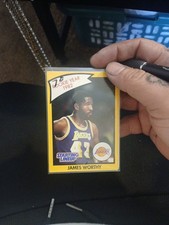 1982 Starting Lineup James Worthy Rookie LA Lakers Card. rookie card picture