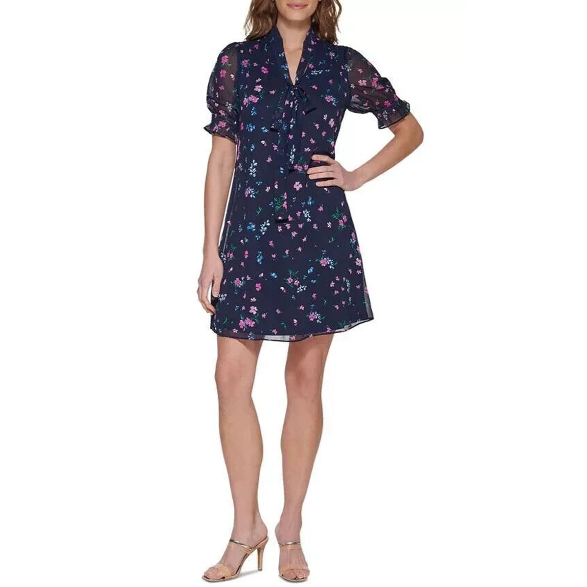hope walz blue dress The Hope Dress in Blue Watercolor Floral 4 / Blue Watercolor Floral main image 0