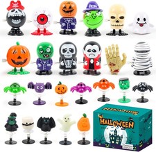 24 PCS Halloween Wind Up Toys for Kids, Bulk Party Multi-color