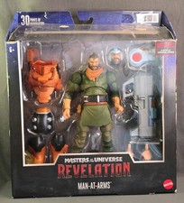 Masters Of The Universe Revelation Man -At-Arms Deluxe Figure NEW DAMAGED BOX