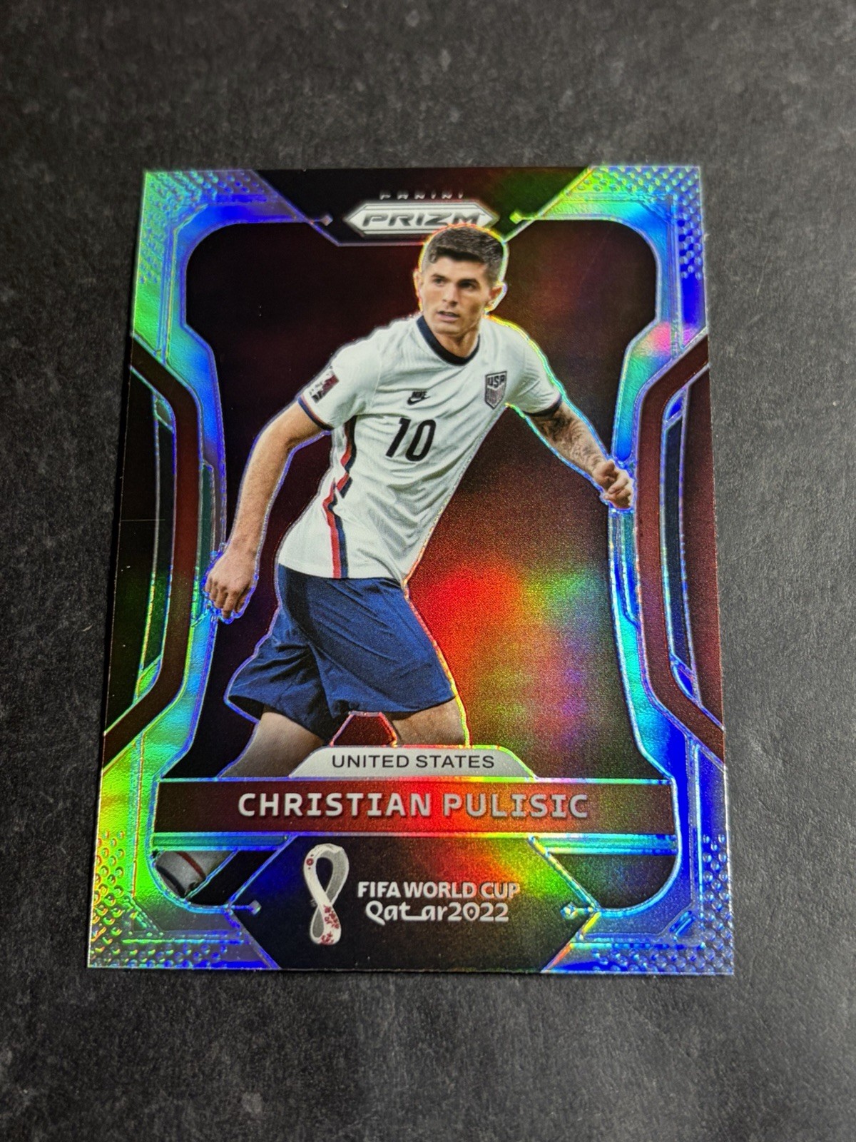 2022 Panini Prizm FIFA World Cup Christian Pulisic #201 Silver Prizm