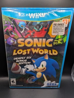 Sonic Lost World Deadly Six Bonus Edition Nintendo Wii U DLC Pre