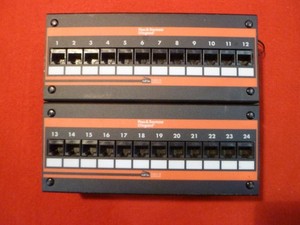 Pass & Seymour Legrand JP24-845C5E  Punch Panel w/Legs Cat 5e 24-Port Wall Mount