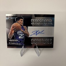 2024-25 Panini Prizm Black KJ Simpson Sensational Signatures  Auto (RC) #SS-KJS