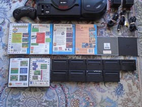 Sega Genesis & Sega CD Model 2 Console w/ 16 games, Controller,TESTED SEE PHOTOS