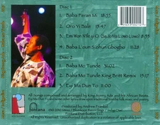 KING SUNNY ADE - B B  MO T£ND‚ * NEW CD