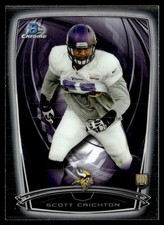 2014 Bowman Chrome Scott Crichton Rookie Minnesota Vikings #178