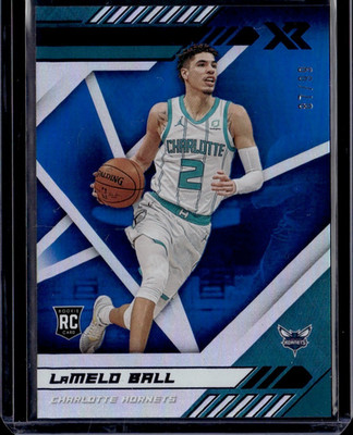 2020-21 Panini Chronicles XR #290 Blue /99 LaMelo Ball Charlotte Hornets RC