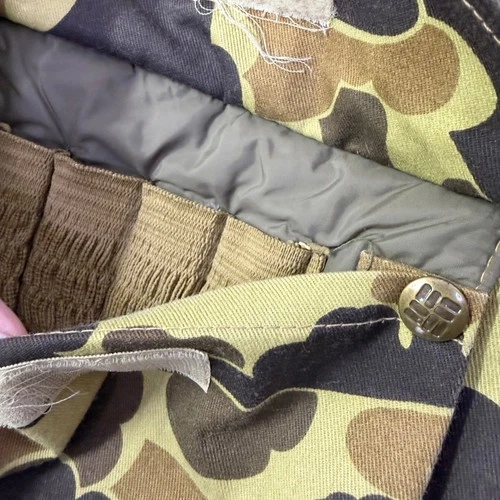 Columbia Mens Gore-Tex Duck Hunter Camo Parka L Brown Vintage Hunting Jacket USA image 12