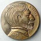 Modern 1937 Hobo Buffalo Nickel Philadelphia Mint Hand Carved Coin