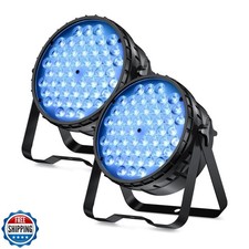 BETOPPER DJ Light 2 Pack, 54x3W LED Par Lights, DMX Stage Lights